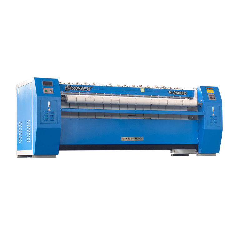 Larghezza massima di alimentazione 3300mm Camicia completamente automatica cilindro Stiratrice per lenzuola da letto