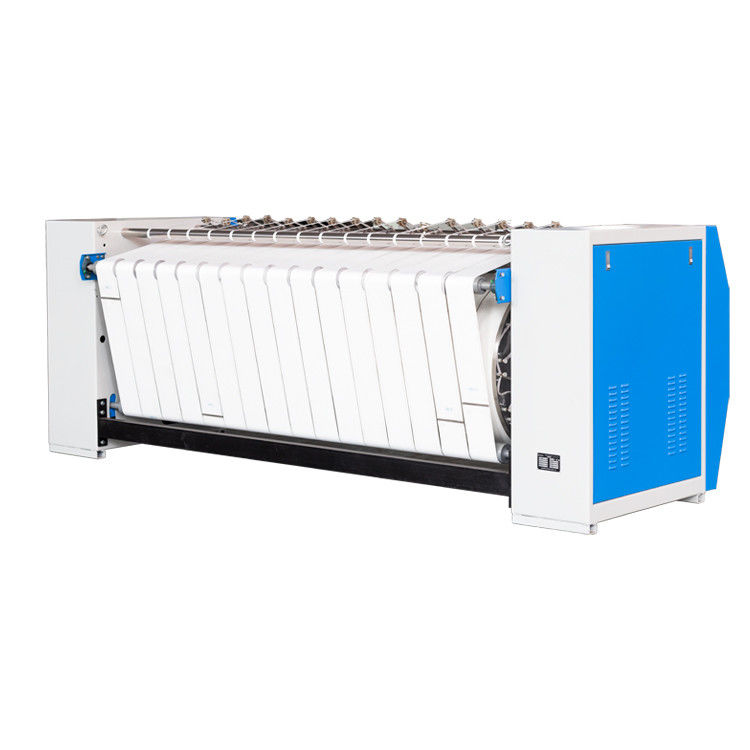 Larghezza massima di alimentazione 3300mm Camicia completamente automatica cilindro Stiratrice per lenzuola da letto