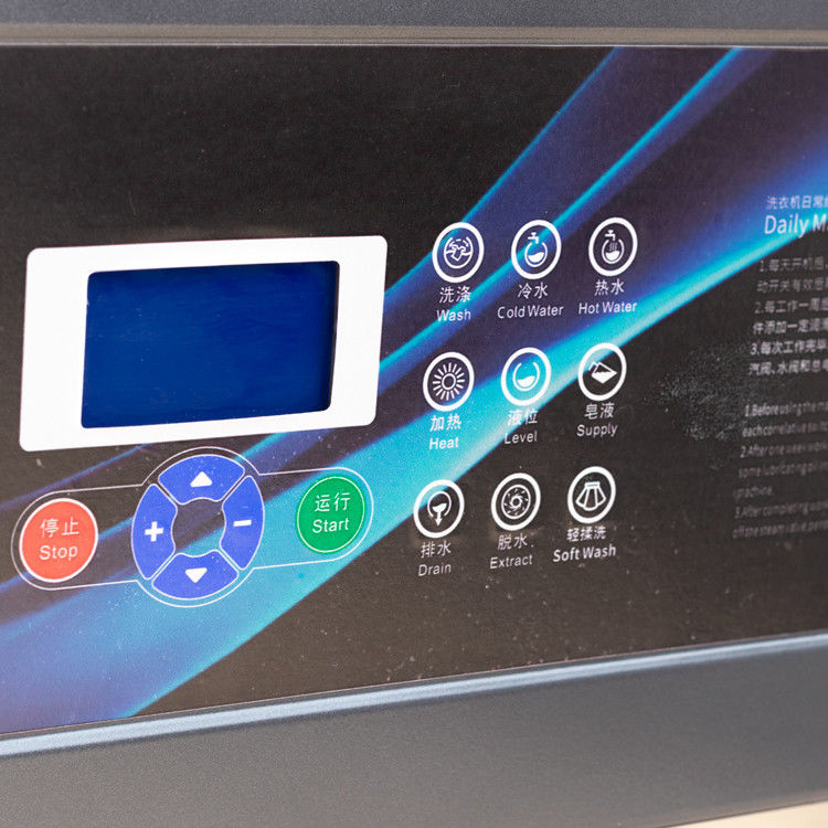 Lavatrice in acciaio inossidabile completamente automatica da 15 kg con carta/moneta per lavanderia